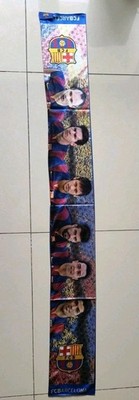 FC Barcelona Champions Scarf Messi Neymar Iniesta Suarez Pique Xavi Champs Rare