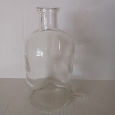 Pyrex Aspirator Bottle Chemistry Lab Glassware E4 Made In USA 8 1/2 Inch Tall