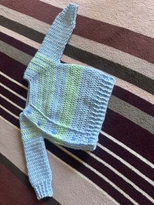 WickelJäckchen, Pulli Handmade Größe 50/56 Neu￼