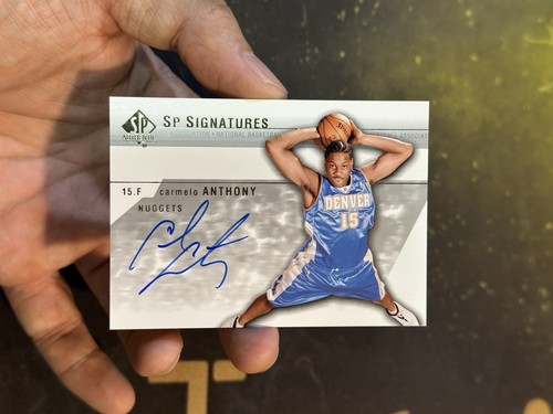 Carmelo Anthony #CY-A 2003 SP Authentic Signatures card