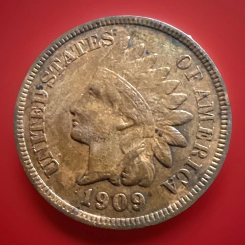 1909 AU “Full Liberty” Indian Head Cent Penny “Best Value On EBay” FAST S&H 642