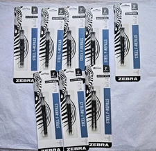 16 PK Zebra F-Series Ballpoint Stainless Steel Pen Refill Fine Point 0.7mm Black