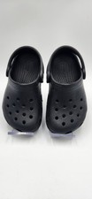 Crocs Children Black Sandal C 8 EUC Comfort