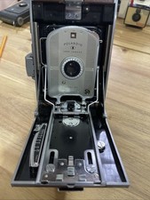Vintage Polaroid Land Camera Model 95 Folding Instant Camera   Brown   Untested