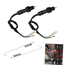 2 PCS Motorcycle Rear Brake Light Switches, 2 Wire Motorcycle Switch Spring