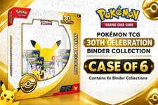 Pokemon TCG 30th Celebration Binder Collection Box Case (6 in a Case) [IN HAND]