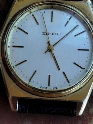 Zenith '' Surf '' 70er Jahre Cal. 2572 - Ref. 20-1670-360 - Krone und Armband mit Logo