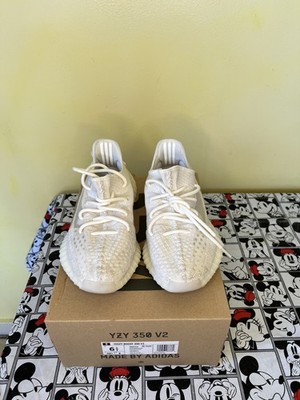 SIZE 6.5 - Adidas Yeezy Boost 350 V2 'Bone' / USED WITH BOX