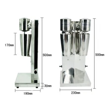 Commercial Milkshake Machine Drink Mixer Milk Shaker Maker Smoothie Blender 360W