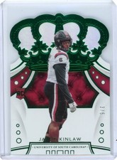 2020 Chronicles Draft Picks Crown Royale Green JAVON KINLAW Rookie Card /5 
