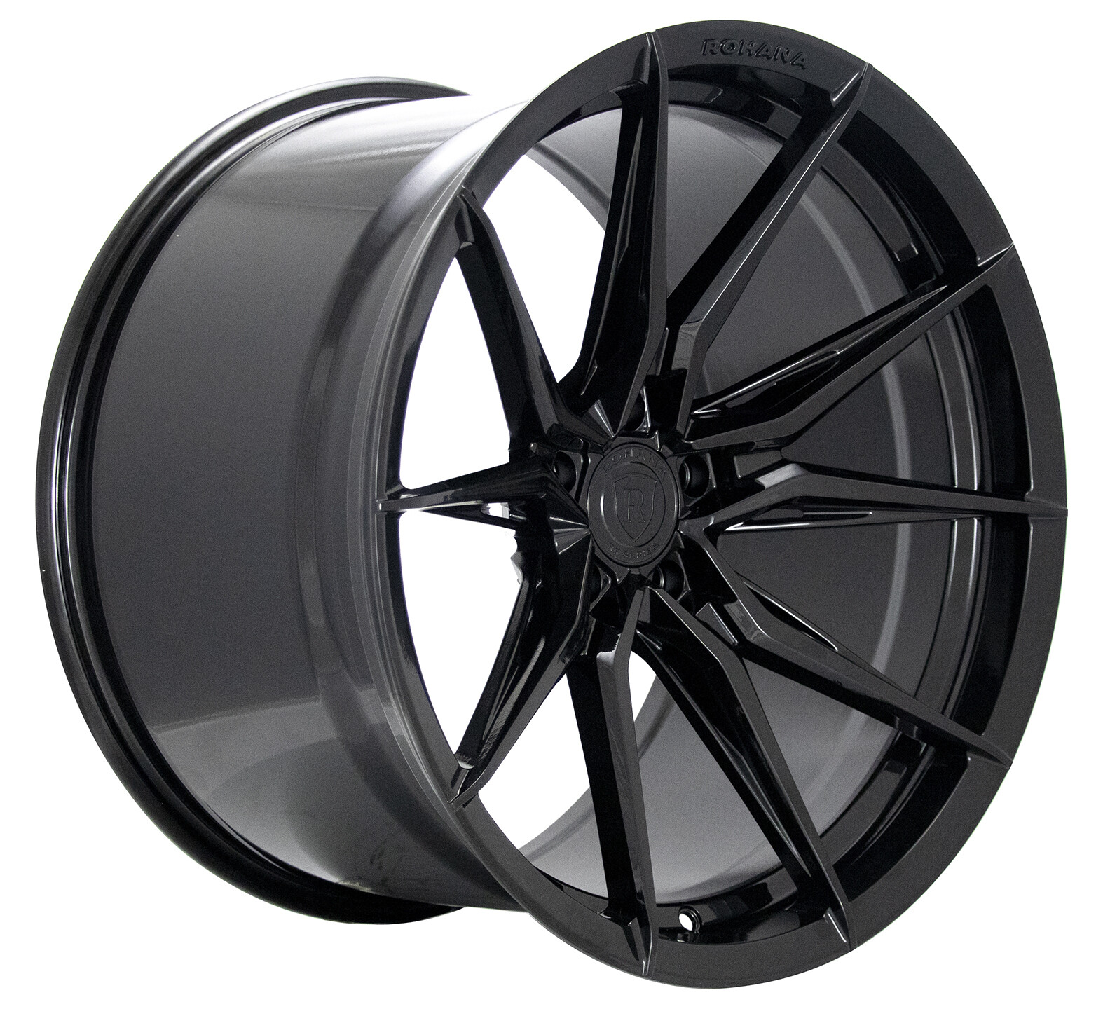 20” ROHANA RFX13 GLOSS BLACK CONCAVE WHEELS RIM FOR BENTLEY CONTINENTAL GT 