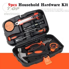 9PCS Daily Use Hardware Tool Kit Home Repair Tool Set Household Screwdriver