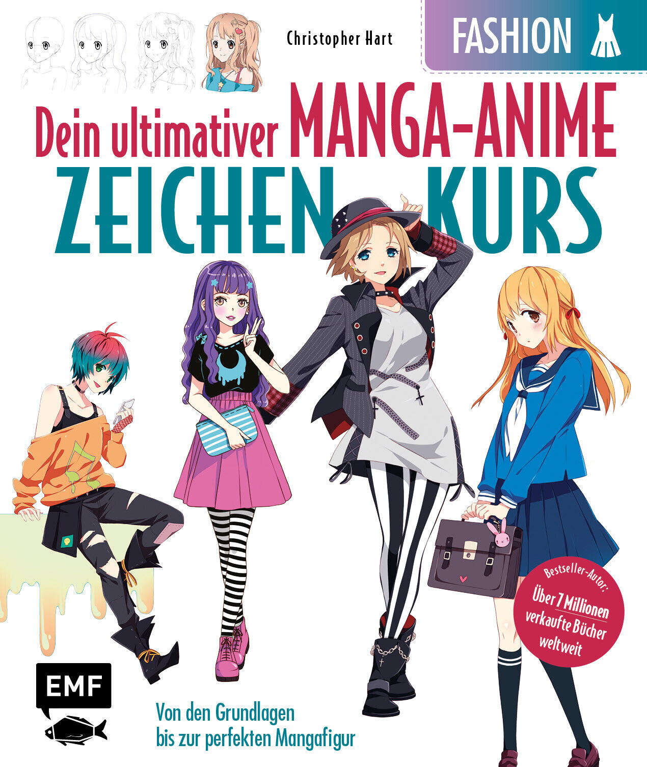 Thumbnail - Christopher Hart / Dein Ultimativer Manga-anime-zeichenkurs – Fashion