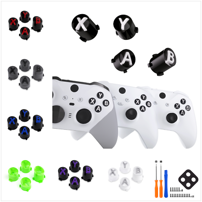 #ad Replacement ABXY Action Buttons DIY Three Tone for Xbox Series X S for Xbox One $12.99