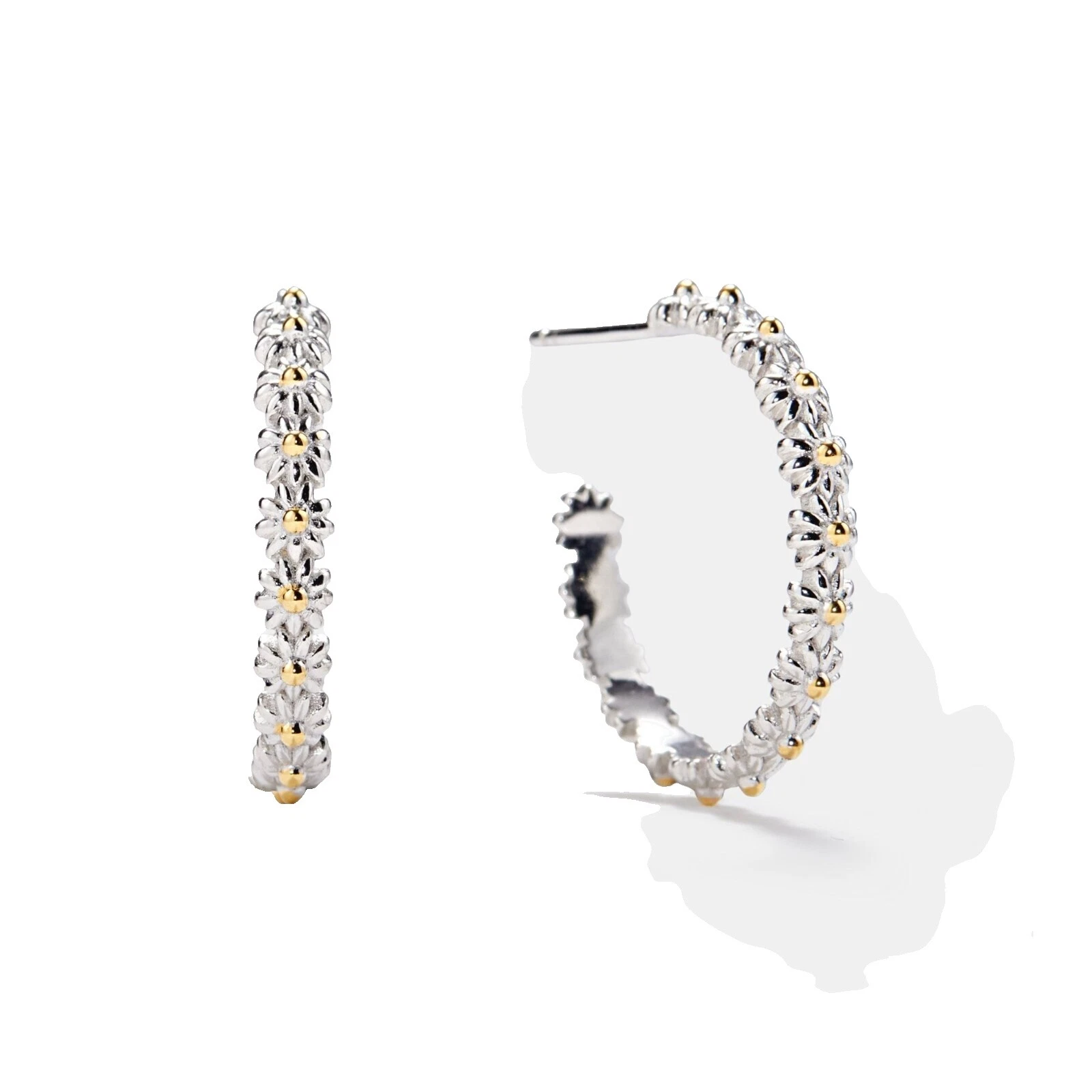 Flowers & Plants Hoop Fashion Earrings