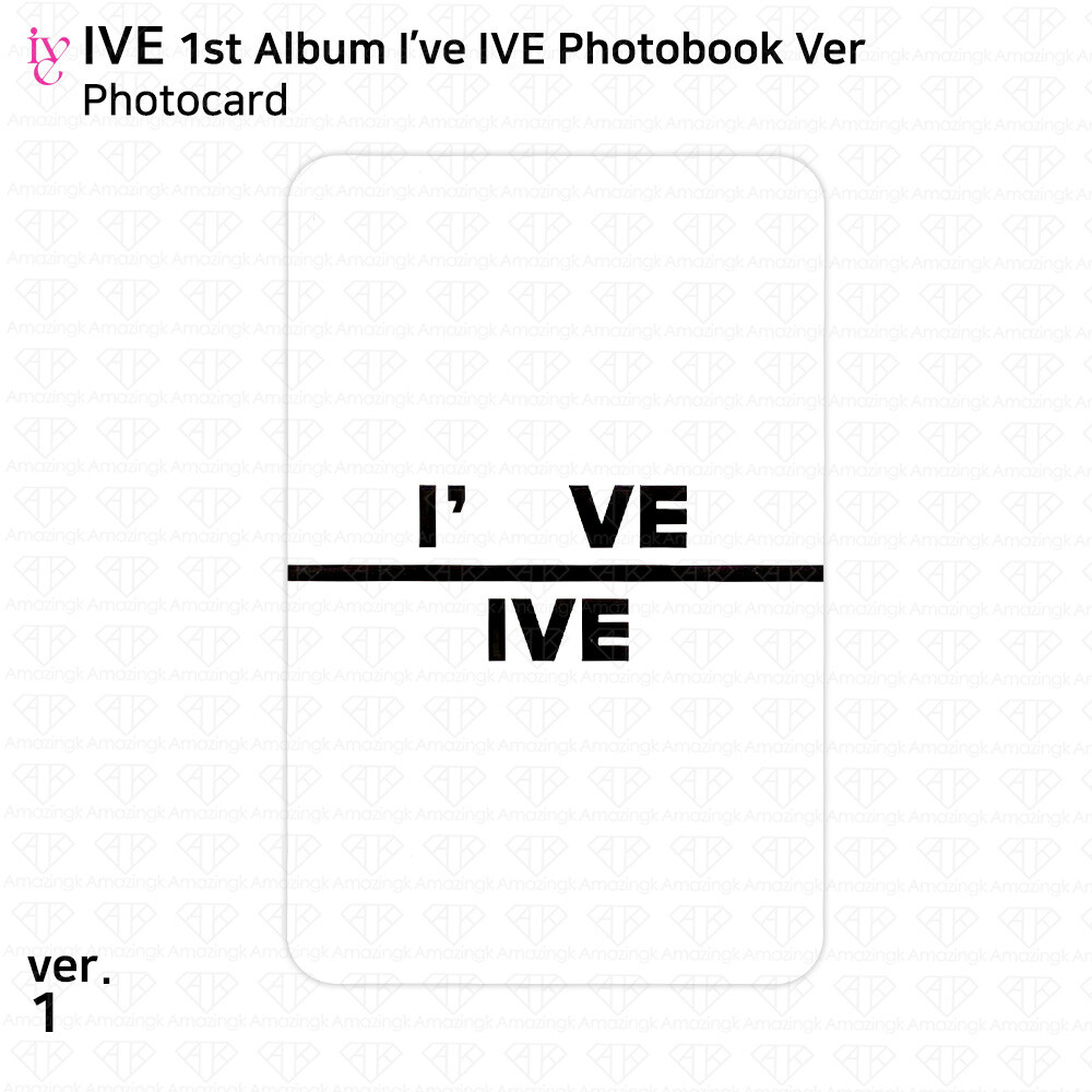 IVE 1st Album I've IVE Photobook ver Photocard Film Photo Poster