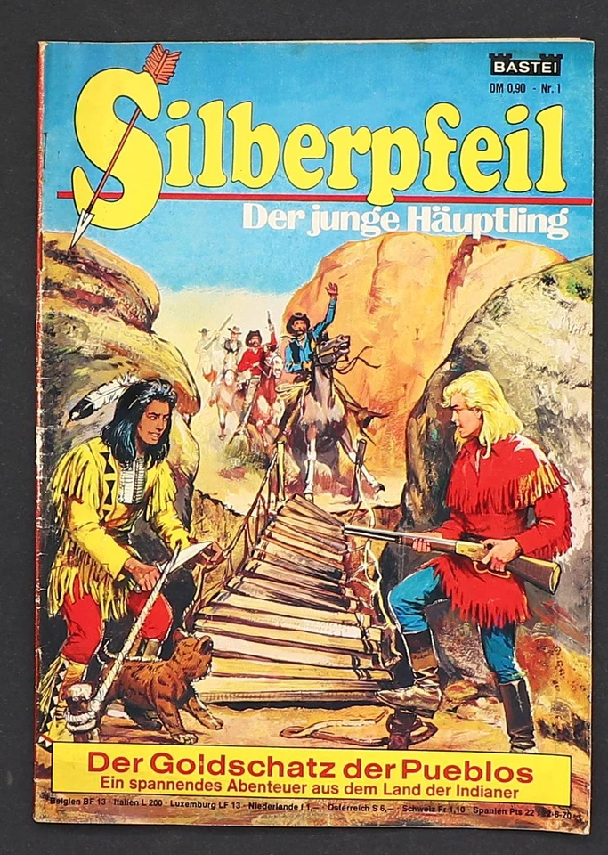 SILBERPFEIL ab Nr. 1 der junge Häuptling Western Comic Heft Bastei Verlag - Bild 2 von 4