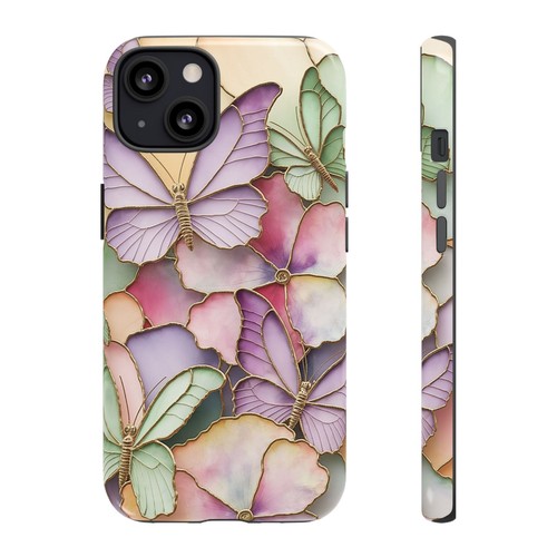 Pastel Butterfly Phone Case, Spring Floral Phone Cover, 3D Design | X72 - 第 90/272 張圖片