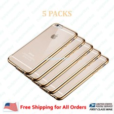 5Pack of Thin Slim TPU Electroplated Case Cover For Apple iPhone 7 7Plus