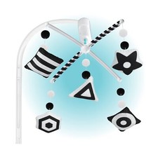 EVERLOVE  Montessori Mobile Baby for Crib - Black and White Mobile Give Visu...