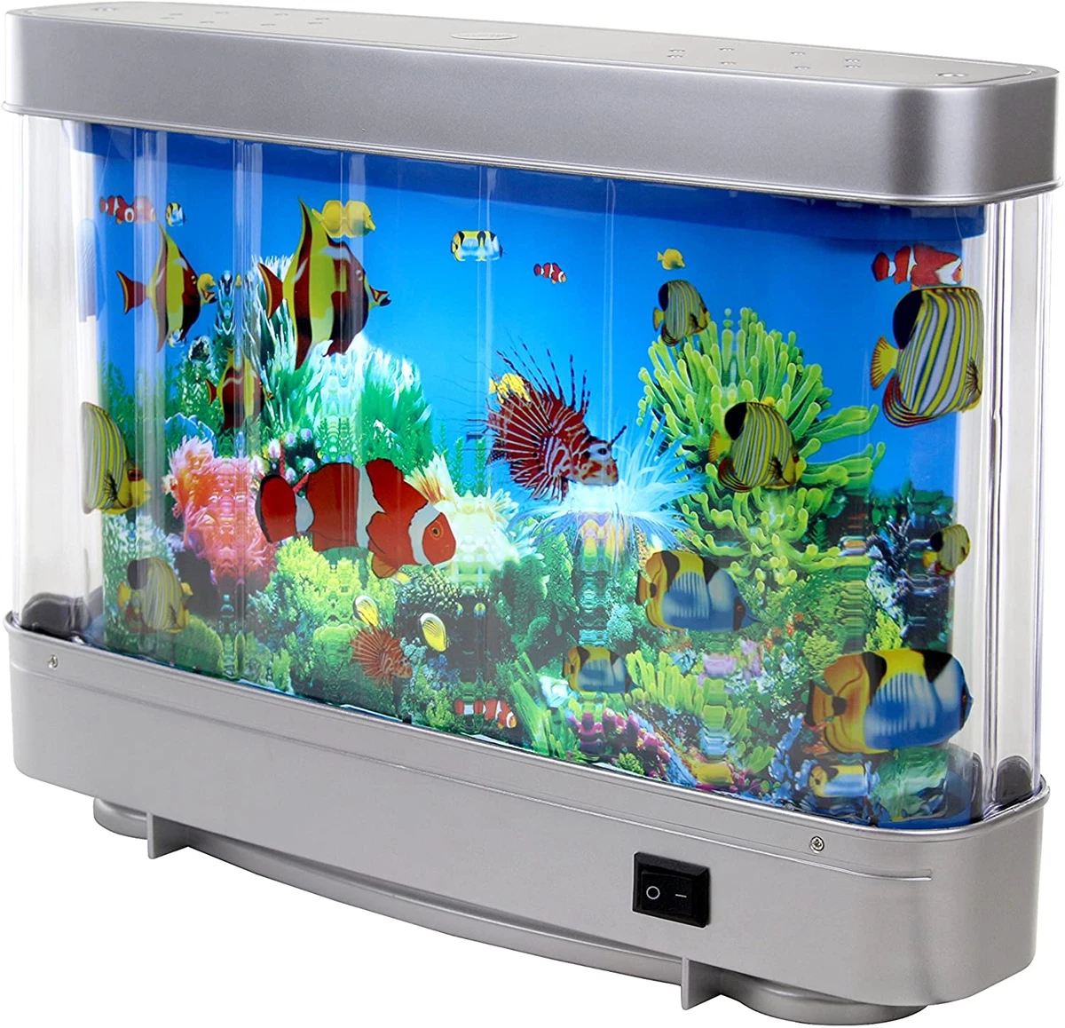 Pesci artificiali acquario Silicone galleggiante ornamento mobile con  ventosa Fish Tank Decor pesci ornamentali di colore brillante