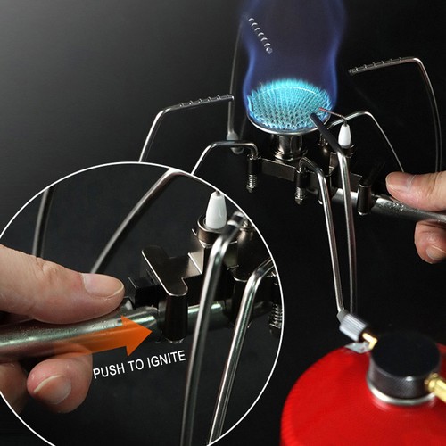 Camping Tourist Burner Big Power Gas Stove Cookware Portable Furnace Picnic New - Picture 3 of 8