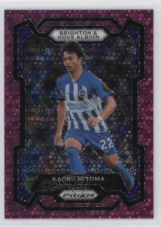 2023-24 Panini Prizm Premier League Breakaway Pink 104/149 Kaoru Mitoma #99 10qq