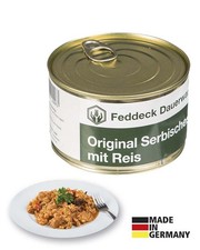 Vollkonserve serb. Feuerfleisch m. Reis 400g, Made in Germany!, Miltary -NEU-