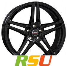4x Borbet XRT black glossy 8x18" ET35 LK5 120 ML 72.5 Alufelgen 18 Zoll