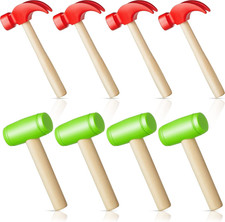 Toy Hammer Simulation Small Wooden Plastic Maintenance Tools Hammers Educational