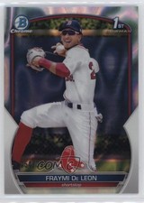 2023 Bowman Chrome Prospects Lava Refractor 54/399 Fraymi De Leon #BCP-97 05nu