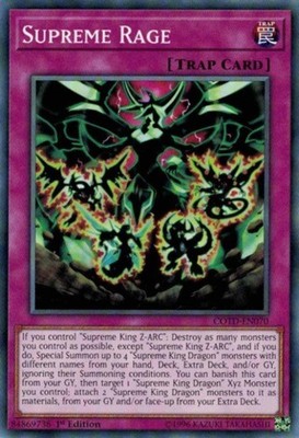 Supreme Rage - COTD-EN070 - Common - 1st Edition - Moderately Played
