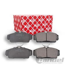 FEBI BREMSBELÄGE SATZ VORDERACHSE PASSEND FÜR NISSAN ALMERA PRIMERA | 16388