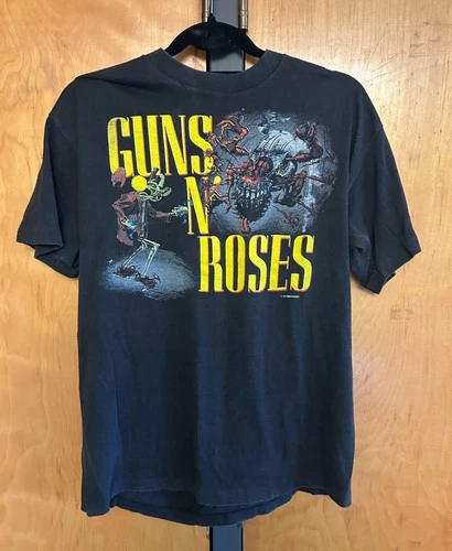 Guns N' Roses Appetite for Destruction Tour T-S 1980s vintage concert t-shirt, vintage, size XL, single stitch, B+ condition