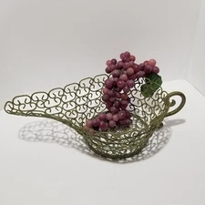 Unique Wire Basket kitchen Decor Gravy Boat Teapot Handle