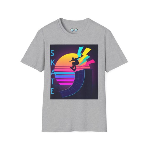 Retro Skateboarding T-Shirt, Skateboarder Tee, Skate Park Shirt, Vintage Skater - Picture 18 of 33