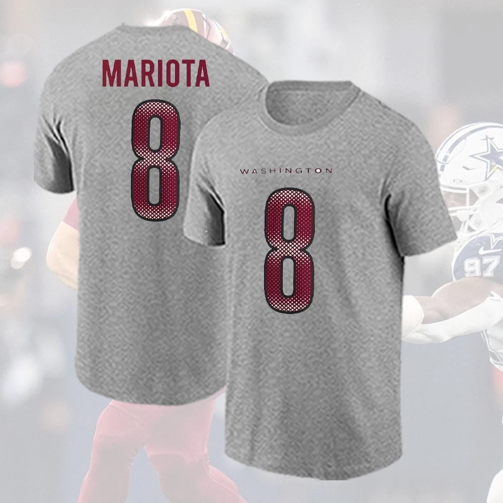 Marcus Mariota #8 Washington Commanders Name & Number Gift For Fan