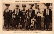 PC BURMA MYANMAR TYPEN FRAUEN SHANES NORDBURMA MISSIONARE (a82548)