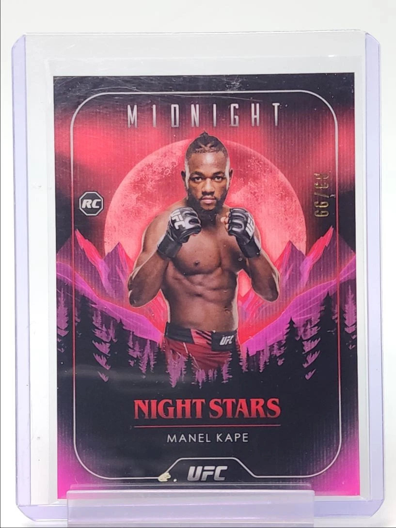 MANEL KAPE 2024 TOPPS MIDNIGHT UFC NIGHT STARS ROOKIE TWILIGHT RC /99 Q3517