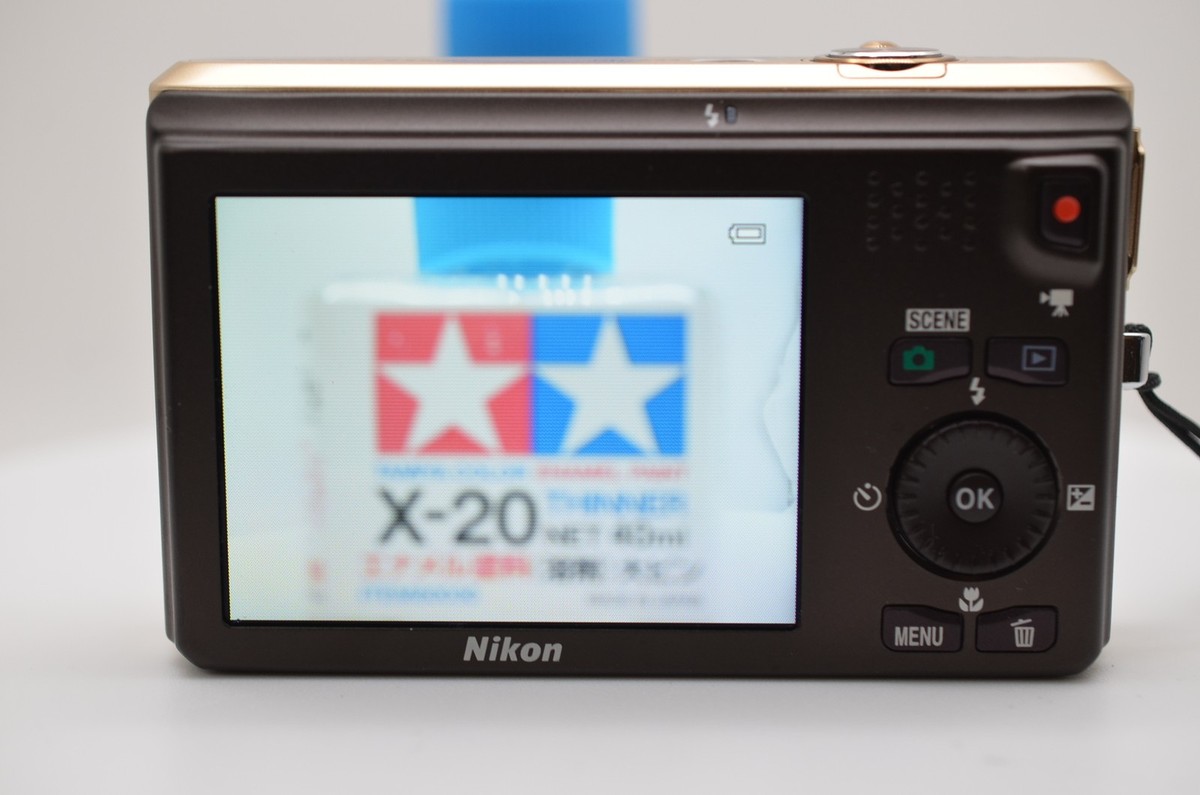 N.MINT] Nikon Coolpix S6300 GOLD Digital camera Tested Working