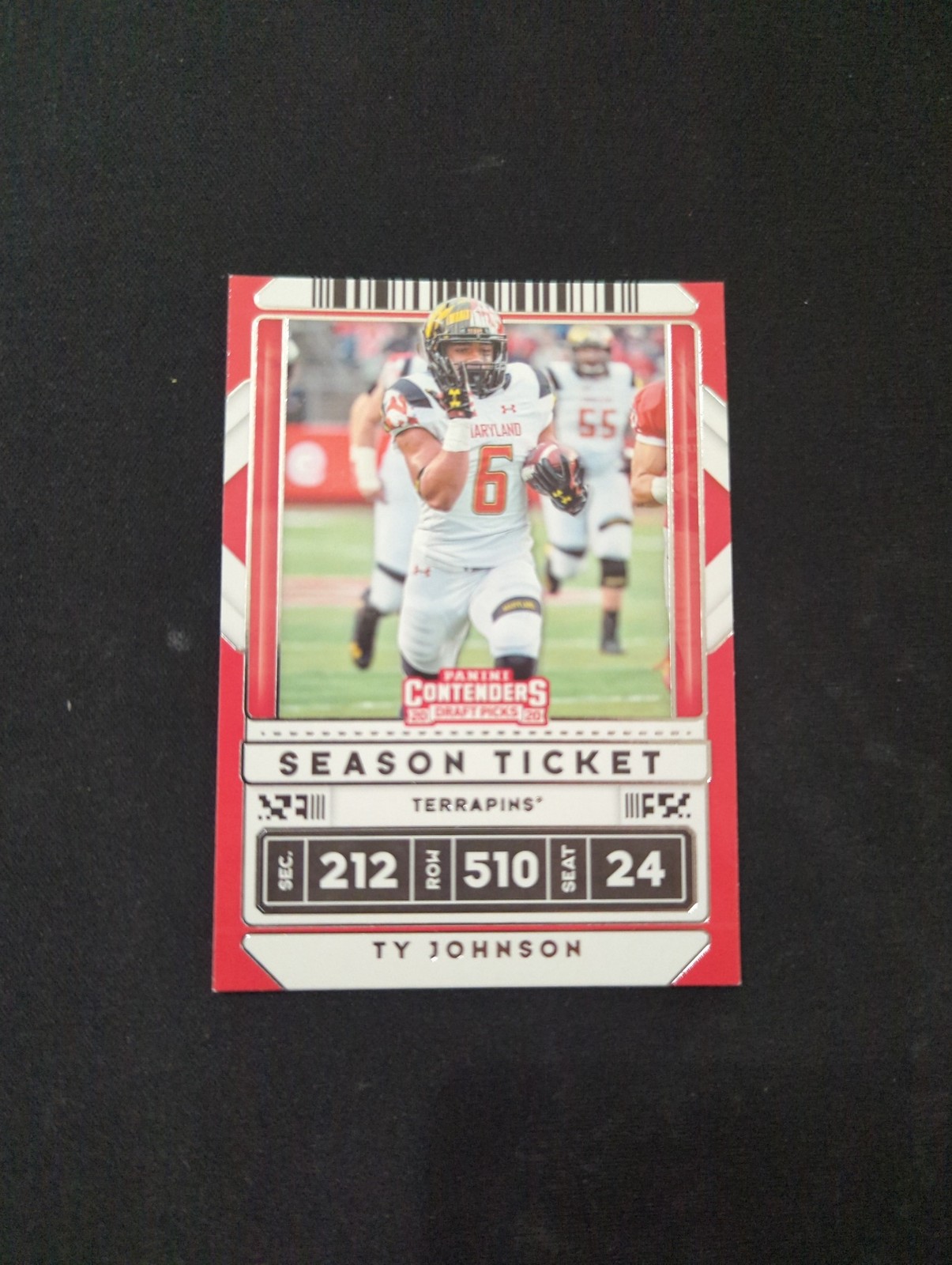 2020 Panini Contenders Draft Picks #100 Ty Johnson