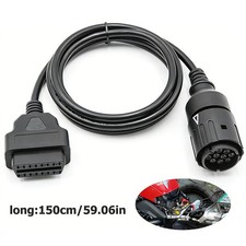 Motorcycle 10 Pin To 16pin For Bmw Obd2 Cable Connector Diagnostic Scanner Cable Motorcycle 10 Pin To 16pin For Bmw Obd2 Cable Connector Diagnostic Scanner Cable