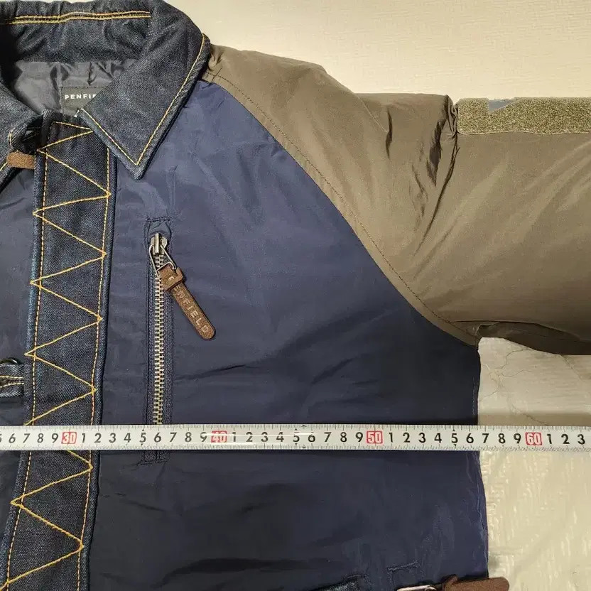 Unique Design Padding Jacket with Denim Details, … - image 4