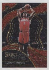 2023-24 Panini Select Courtside Red Disco Prizm 15/49 Amen Thompson #274 v9t