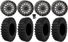 System 3 SB-6 15" Wheels Gm (5+2) 32" Dual Threat Tires Commander Maverick