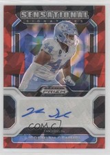 2023 Panini Chronicles Draft Picks Red Ice Prizm Jeremiah Gemmel Auto 0c2