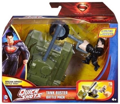 Superman MAN of Steel Quick Shots Launch & Attack Battle Pack Tank Buster