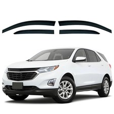 Shatterproof Out-Channel Window Deflectors for Chevrolet Equinox 2018-2024, R...
