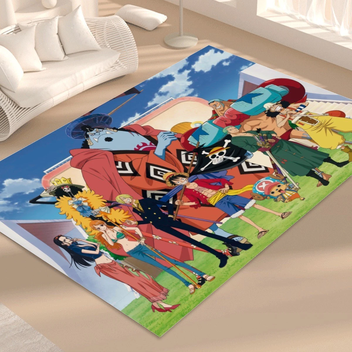 Anime One Piece Foldable Rectangular Floor Mat Rug