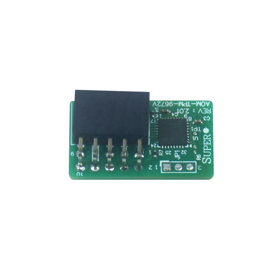 10Pin TPM 2.0 Module For SuperMicro AOM-TPM-9672V AOM-TPM-9672H TCG 2.0 - image 1 of 4